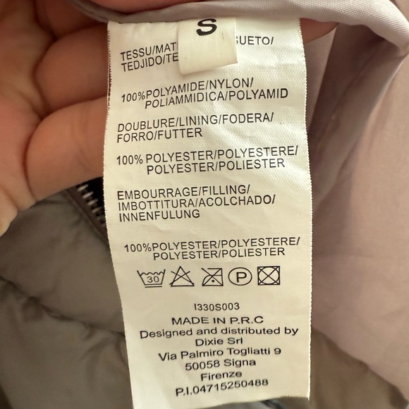 Long Length Puffer Coat Plazer grey - Picture 3 of 3